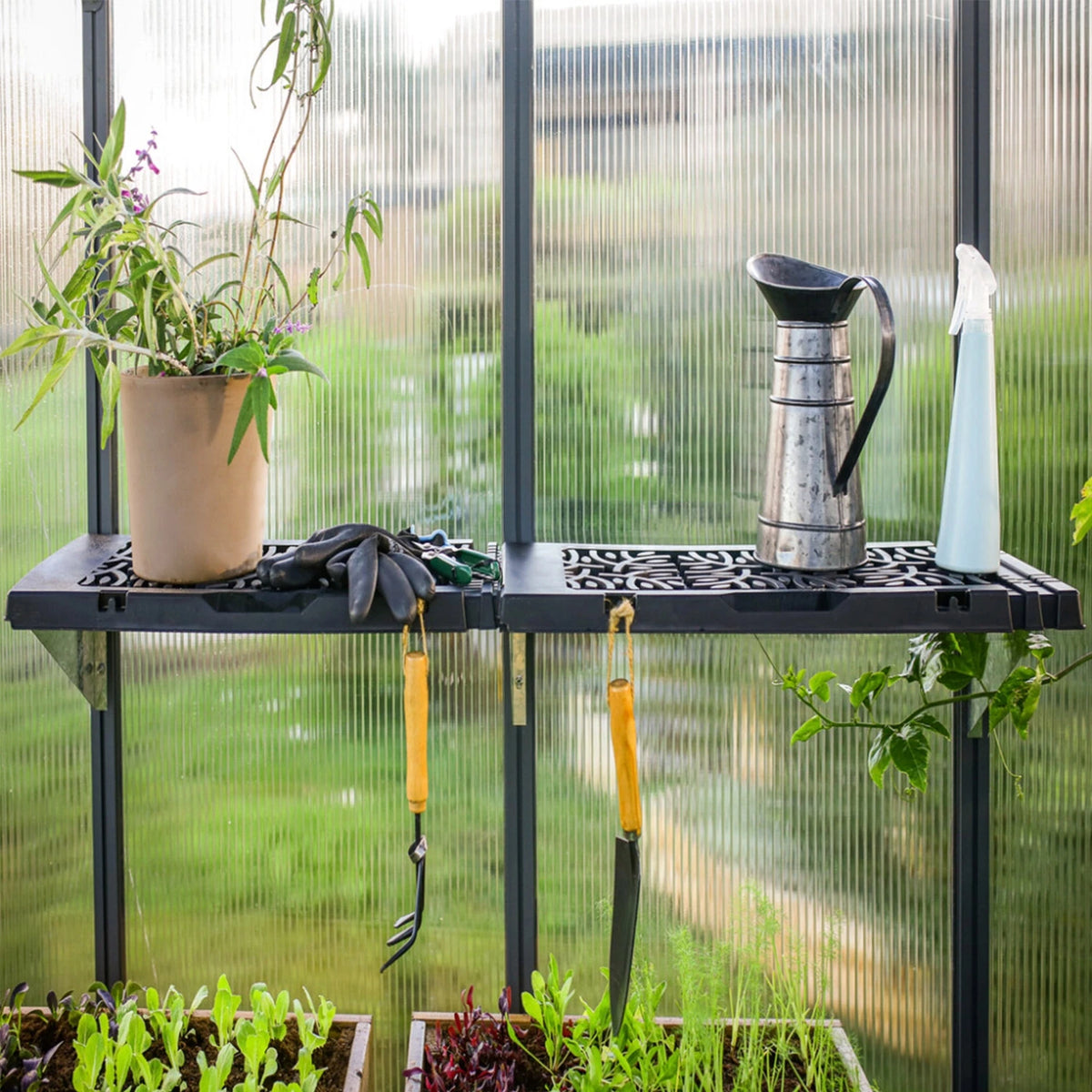 Signature Greenhouse Shelf Kit, 2 Pack, image 3