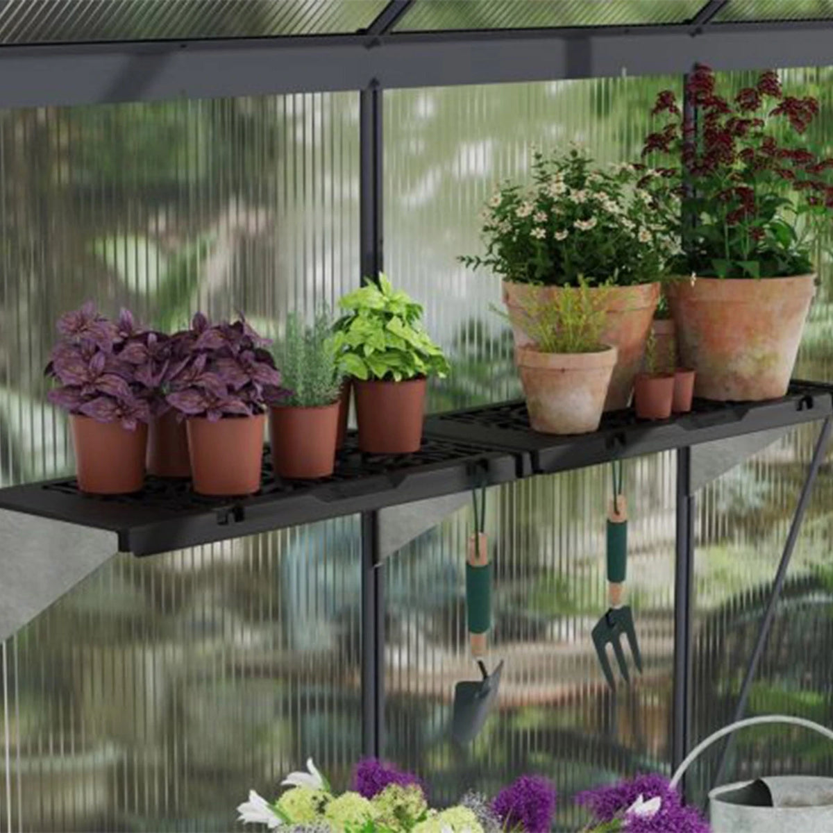 Signature Greenhouse Shelf Kit, 2 Pack, image 2