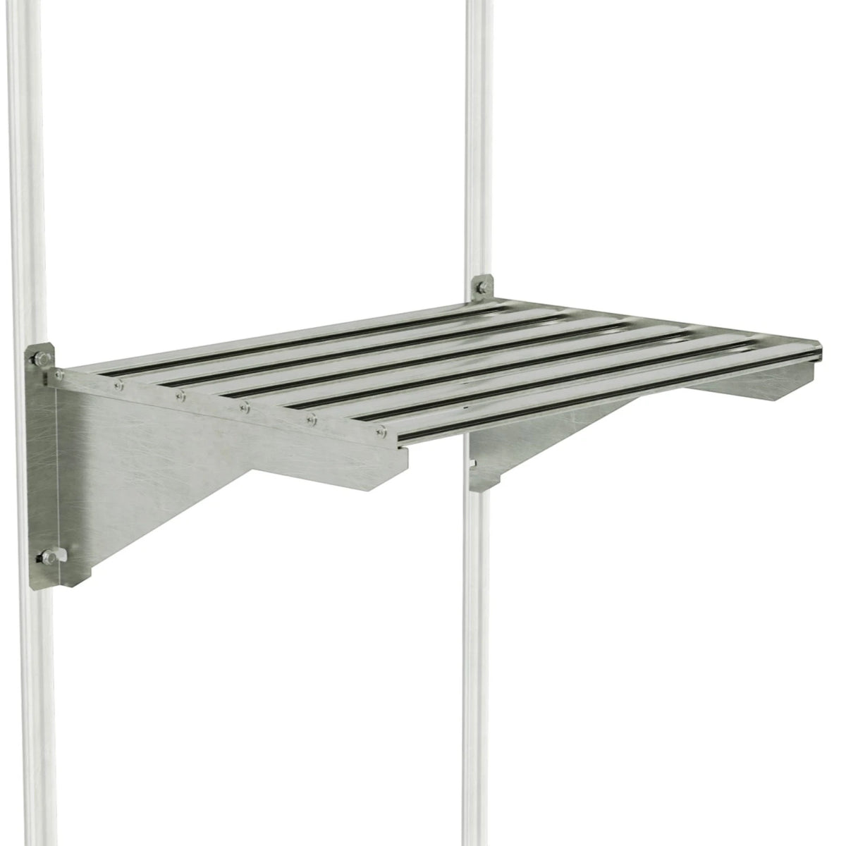 Heavy Duty Shelf Kit – Greenhouse Wall-Mounted Aluminium Shelf